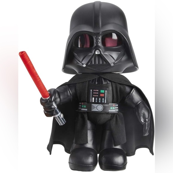 Star Wars Other - Star Wars Darth Vader Feature Plush (Obi-Wan), Voice Recording, Light Up Saber
